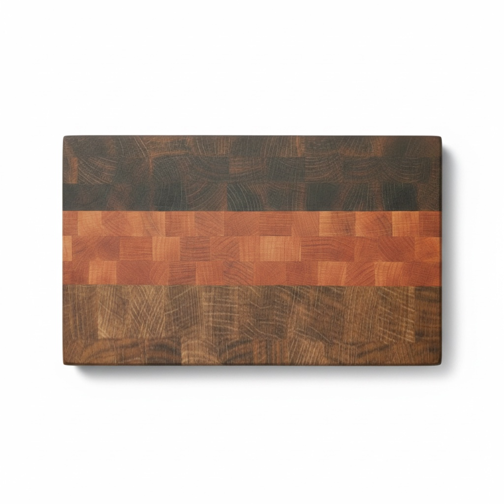 WM-Edition Stirnholzbrett Schwarz-Rot-Gold – Draufsicht ohne Saftrille
